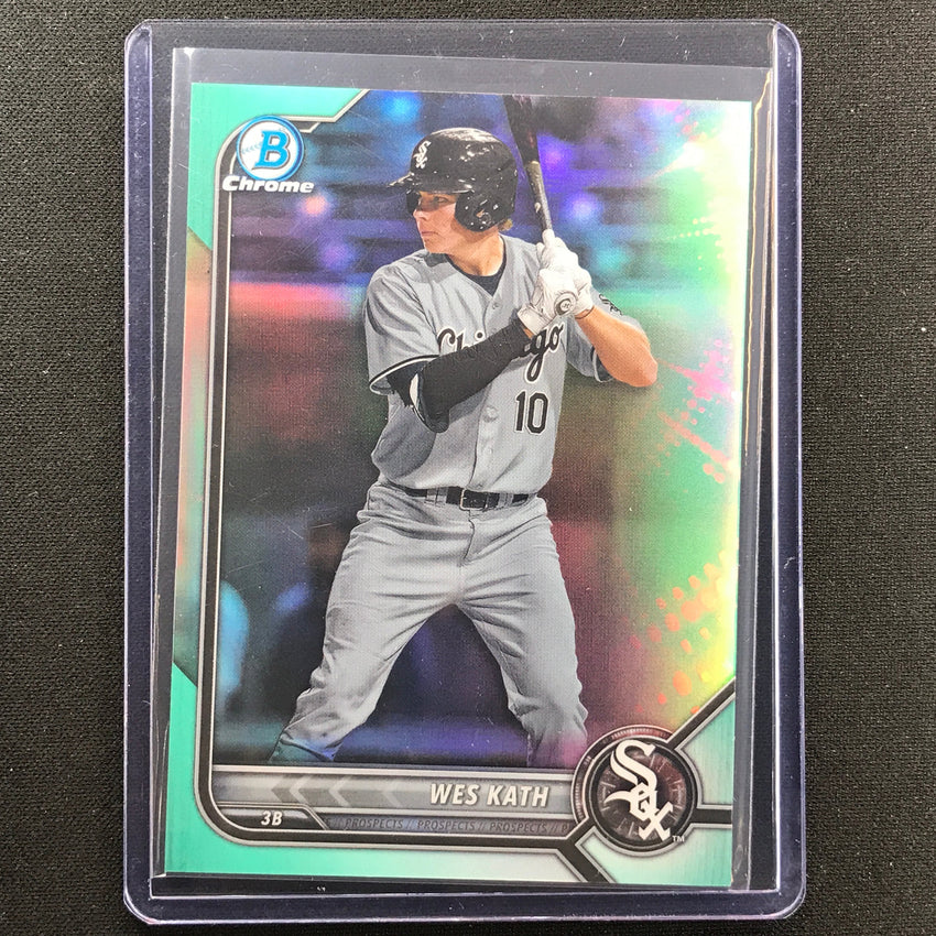 2022 Bowman Chrome Wes Kath Bowman Prospect Aqua Refractor 46/125