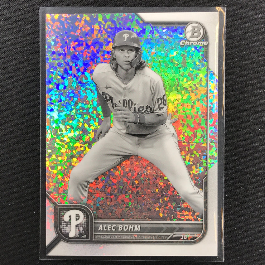 2022 Bowman Chrome Alec Bohm Bandw Mini-diamond Refractor /199