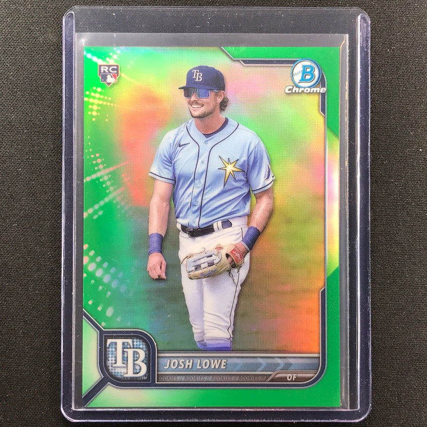 2022 Bowman Chrome Josh Lowe Rookie Green Refractor 88/99