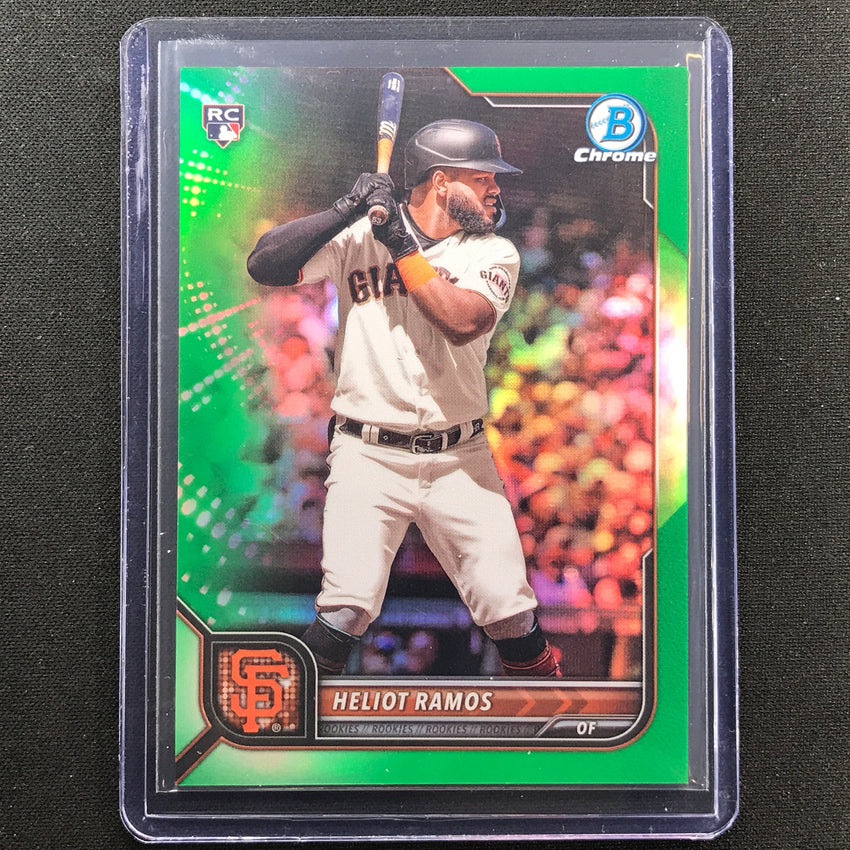 2022 Bowman Chrome Heliot Ramos Rookie Green Refractor 31/99