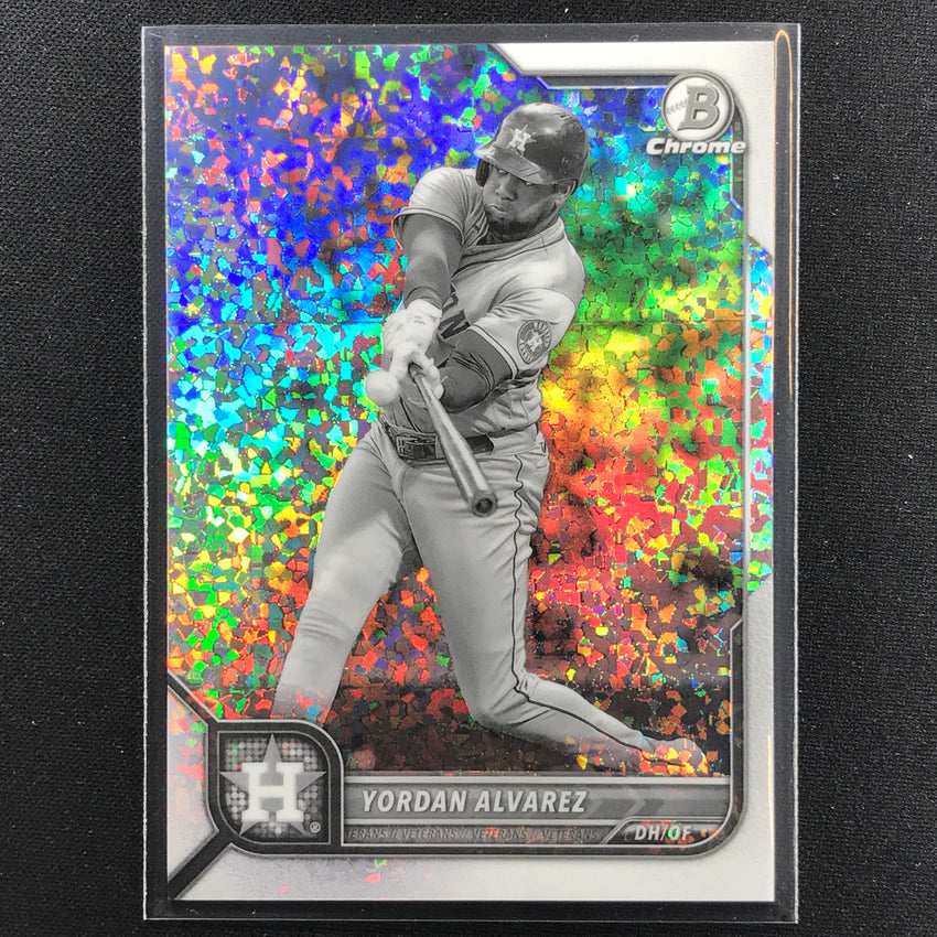 2022 Bowman Chrome Yordan Alvarez Bandw Mini-diamond Refractor /199