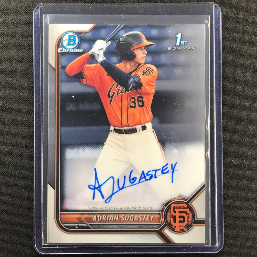 2022 Bowman Chrome ADRIAN SUGASTEY 1st Bowman Prospect Auto Base #AS