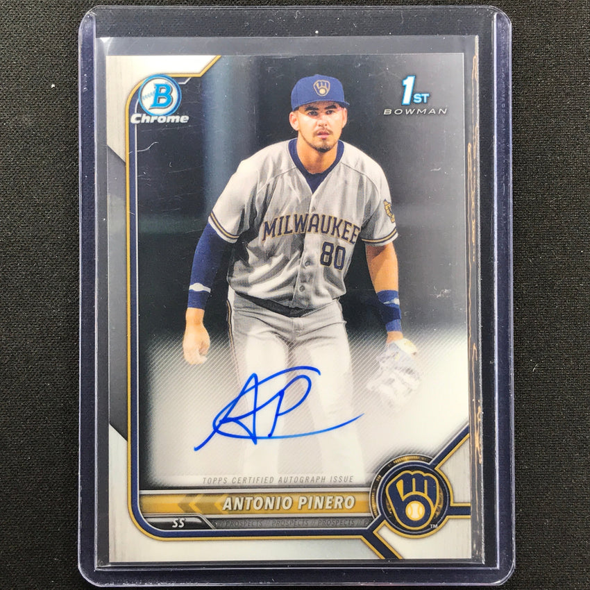 2022 Bowman Chrome ANTONIO PINERO 1st Bowman Prospect Auto Base #AP