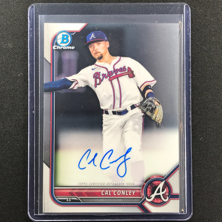 2022 Bowman Chrome CAL CONLEY Bowman Prospect Auto Base #CC