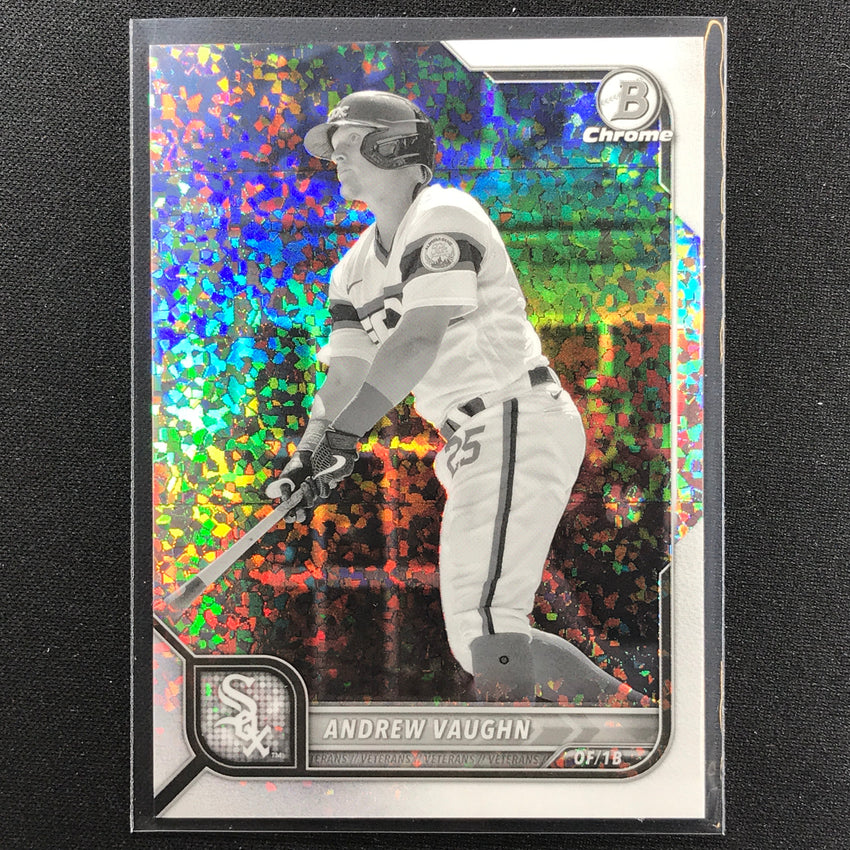 2022 Bowman Chrome Andrew Vaughn Bandw Mini-diamond Refractor /199