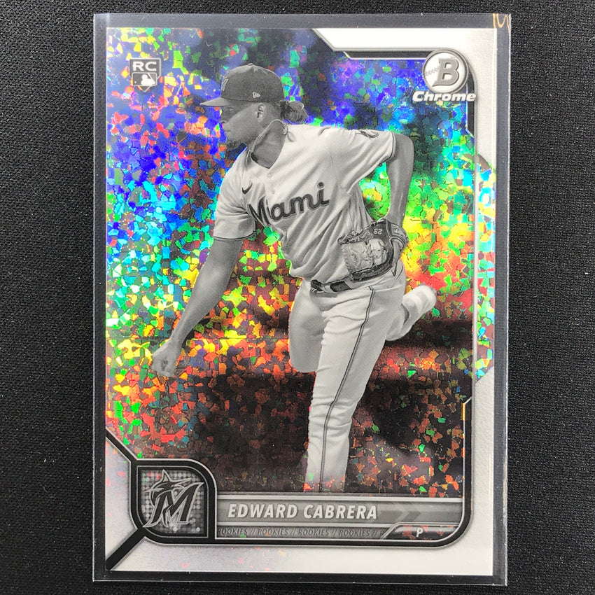 2022 Bowman Chrome Edward Cabrera Rookie Bandw Mini-diamond Refractor /199