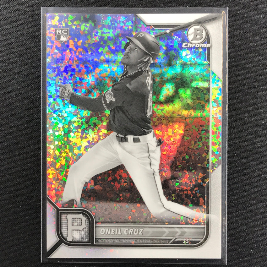 2022 Bowman Chrome Oneil Cruz Rookie Bandw Mini-diamond Refractor /199