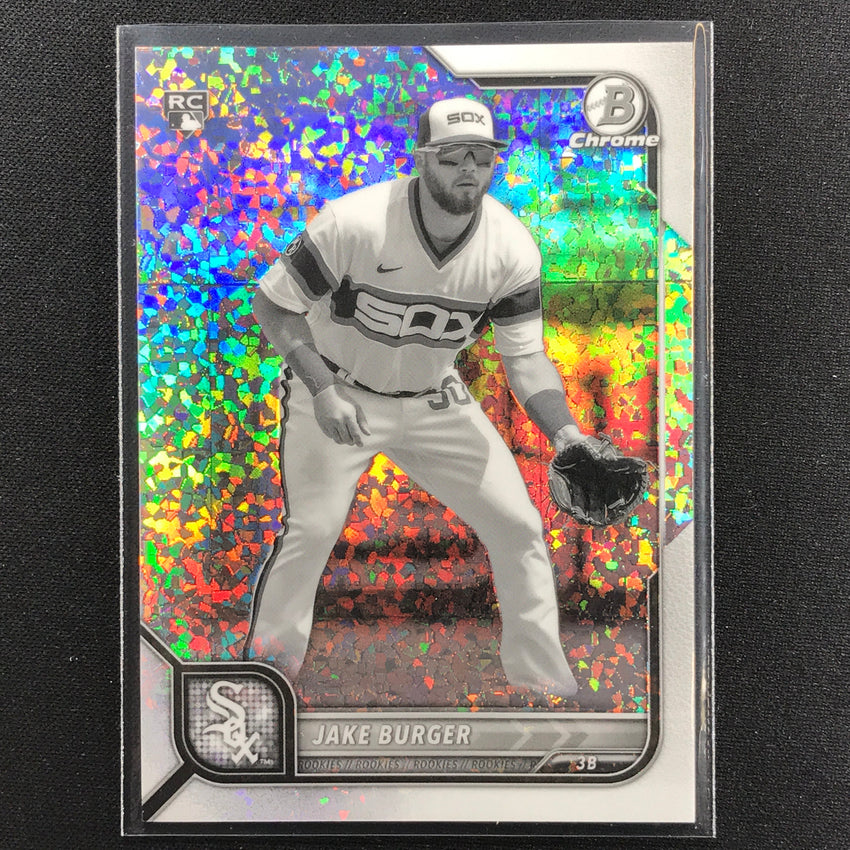 2022 Bowman Chrome Jake Burger Rookie Bandw Mini-diamond Refractor /199