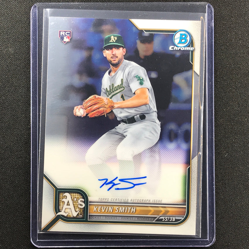 2022 Bowman Chrome KEVIN SMITH Rookie Auto Base #KS