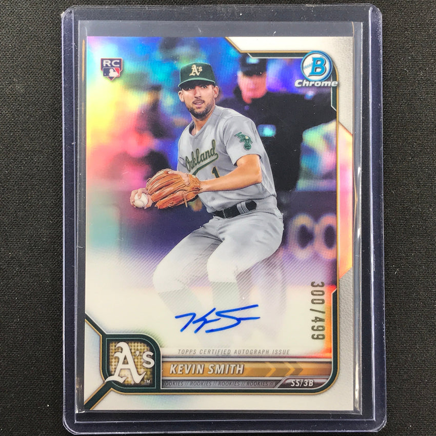 2022 Bowman Chrome Kevin Smith Rookie Auto Refractor 300/499