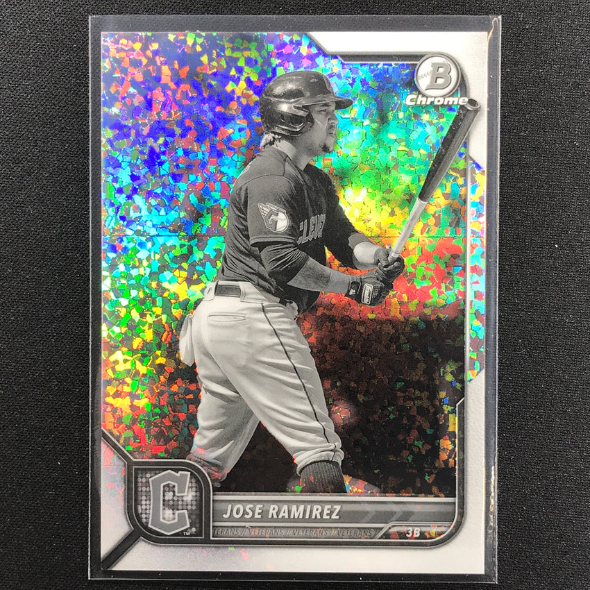 2022 Bowman Chrome Jose Ramirez Bandw Mini-diamond Refractor /199