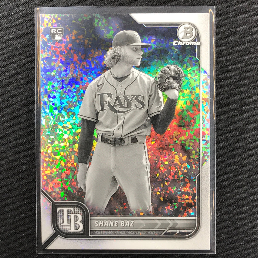 2022 Bowman Chrome Shane Baz Rookie Bandw Mini-diamond Refractor /199