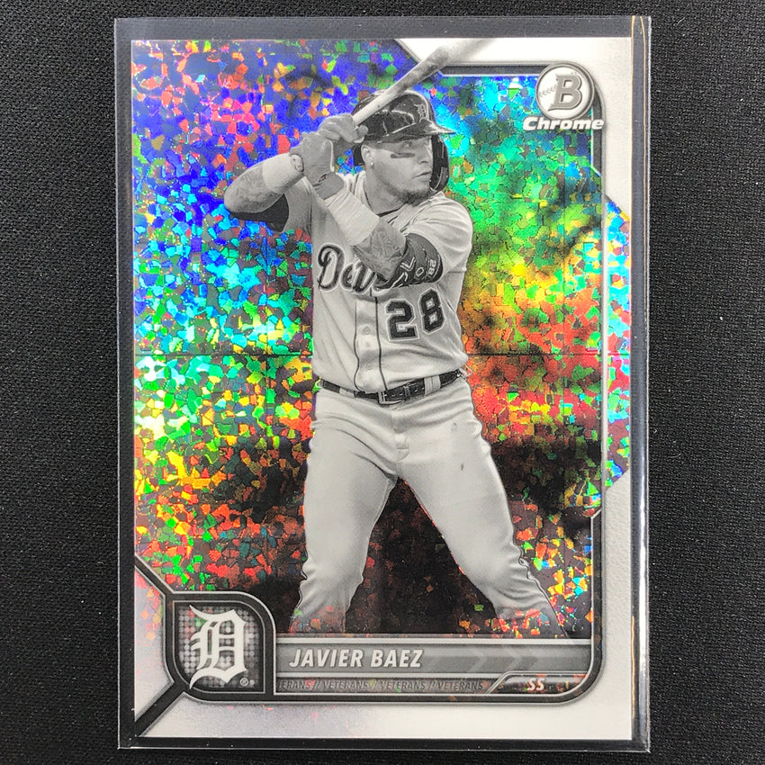 2022 Bowman Chrome Javier Baez Bandw Mini-diamond Refractor /199