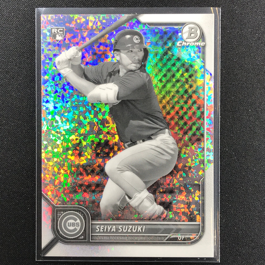 2022 Bowman Chrome Seiya Suzuki Rookie Bandw Mini-diamond Refractor 82/199
