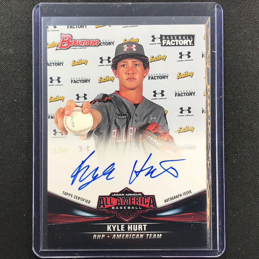 2022 Bowman Chrome Kyle Hurt All-american Game Auto 16/199