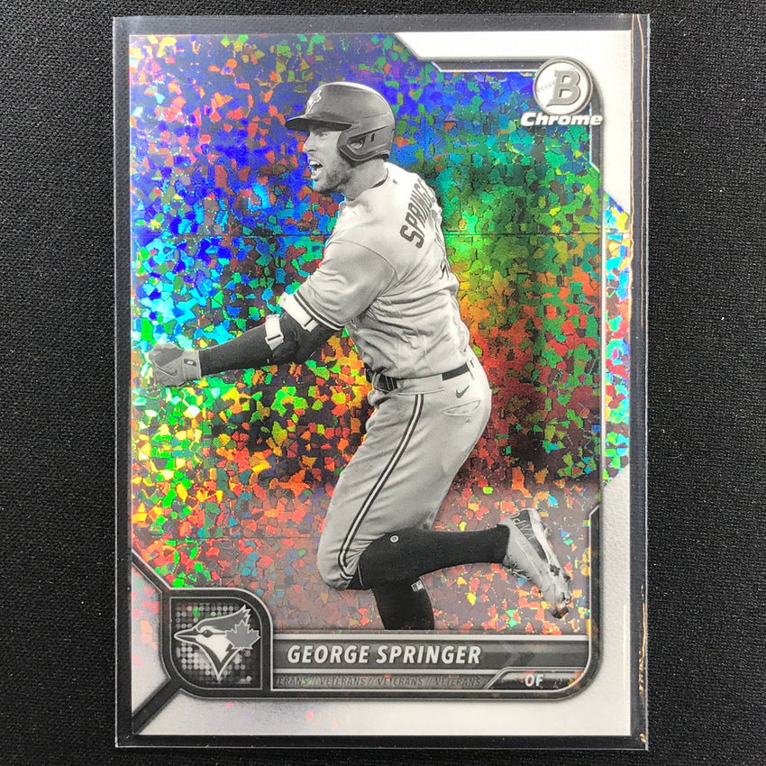 2022 Bowman Chrome George Springer Bandw Mini-diamond Refractor /199