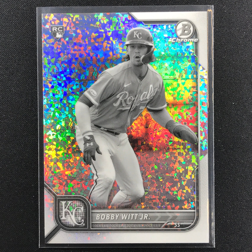 2022 Bowman Chrome Bobby Witt Jr. Rookie Bandw Mini-diamond Refractor 53/199