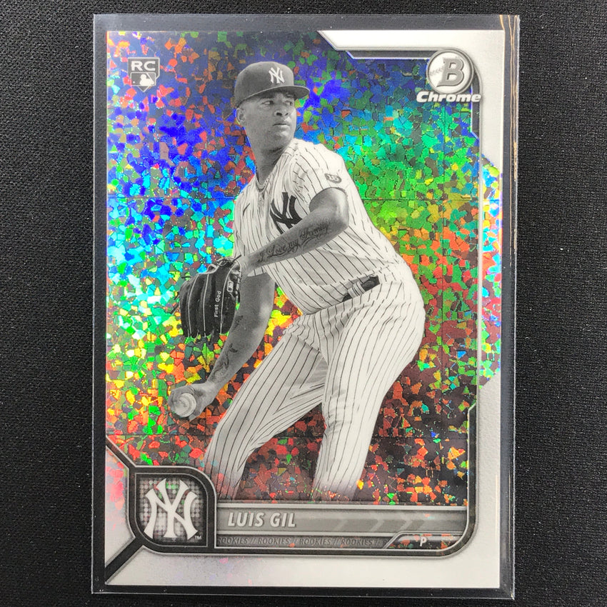 2022 Bowman Chrome Luis Gil Rookie Bandw Mini-diamond Refractor /199