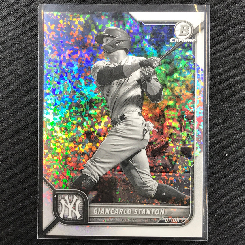 2022 Bowman Chrome Giancarlo Stanton Bandw Mini-diamond Refractor /199
