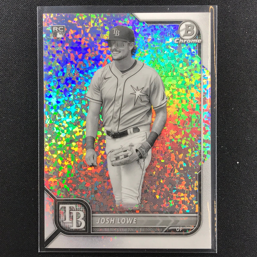 2022 Bowman Chrome Josh Lowe Rookie Bandw Mini-diamond Refractor /199