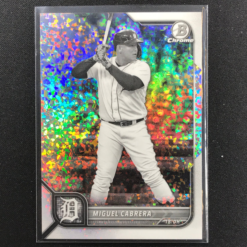 2022 Bowman Chrome Miguel Cabrera Bandw Mini-diamond Refractor /199