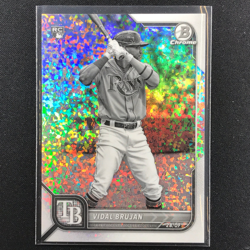 2022 Bowman Chrome Vidal Brujan Rookie Bandw Mini-diamond Refractor /199