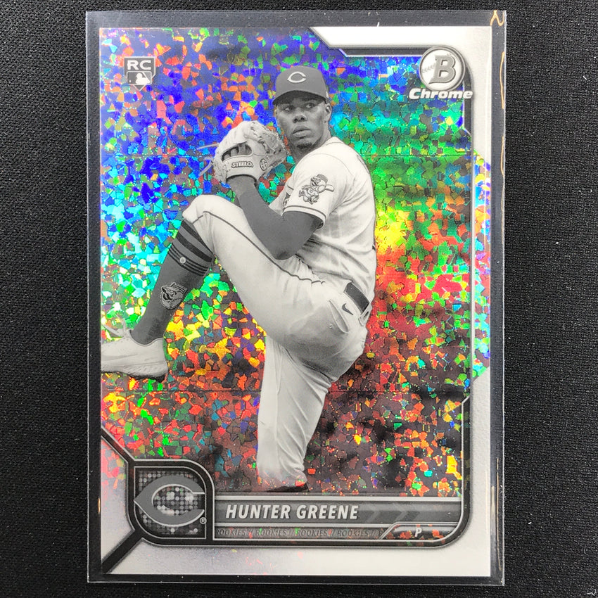 2022 Bowman Chrome Hunter Greene Rookie Bandw Mini-diamond Refractor /199