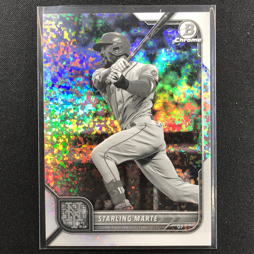 2022 Bowman Chrome Starling Marte Bandw Mini-diamond Refractor /199