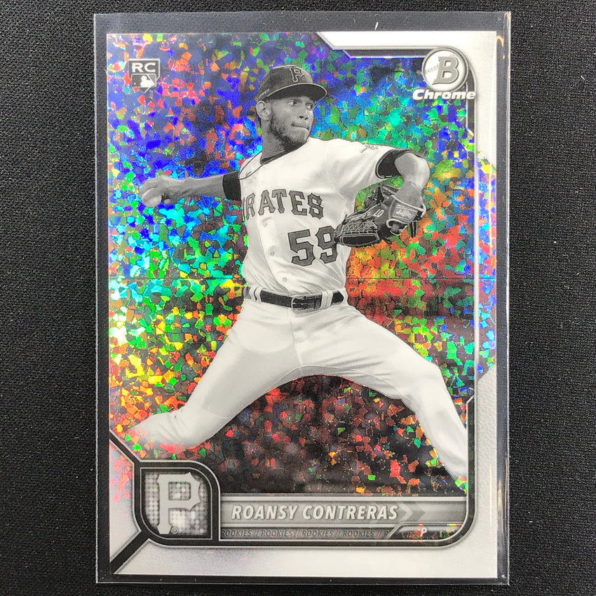 2022 Bowman Chrome Roansy Contreras Rookie Bandw Mini-diamond Refractor 59/199