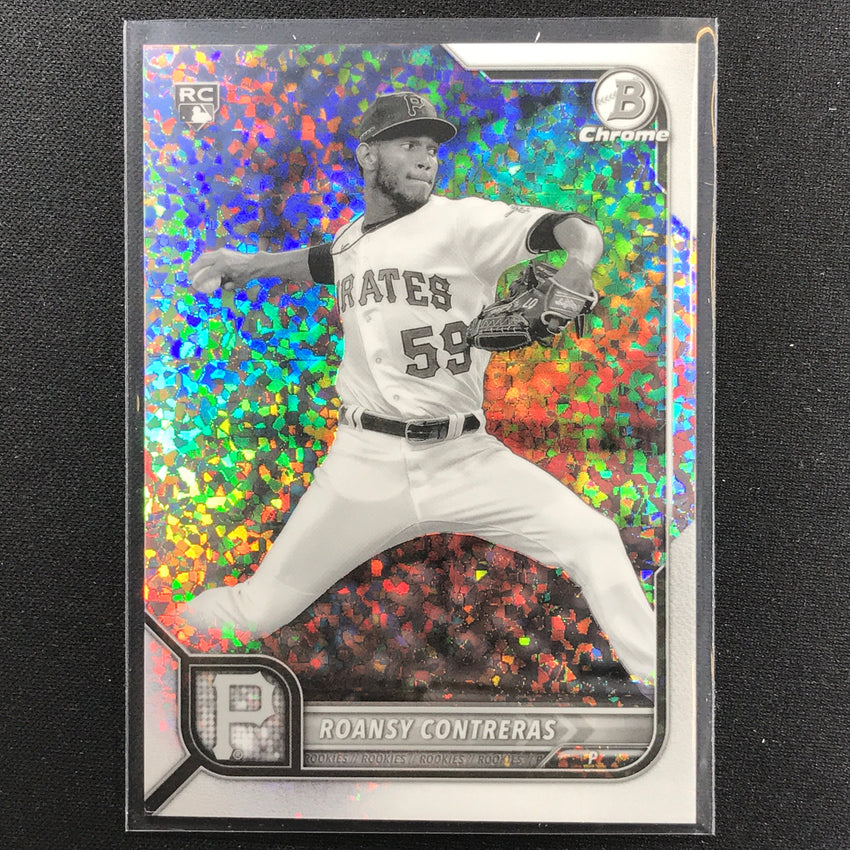 2022 Bowman Chrome Roansy Contreras Rookie Bandw Mini-diamond Refractor 20/199