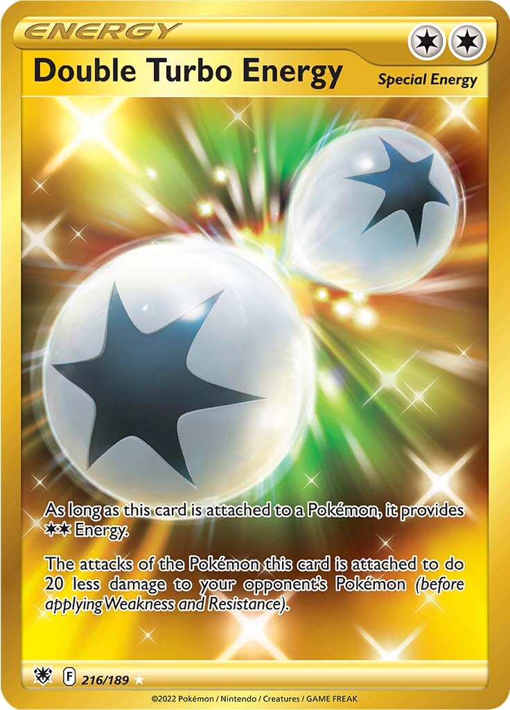 Double Turbo Energy - 216/189 - Secret Rare
