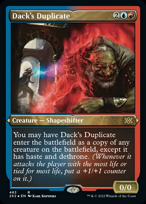 ETCHED FOIL Dack's Duplicate 483# - Rare Double Masters 2022