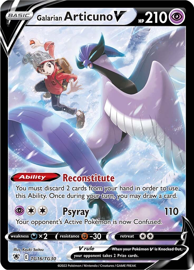Galarian Articuno V - Tg16/tg30