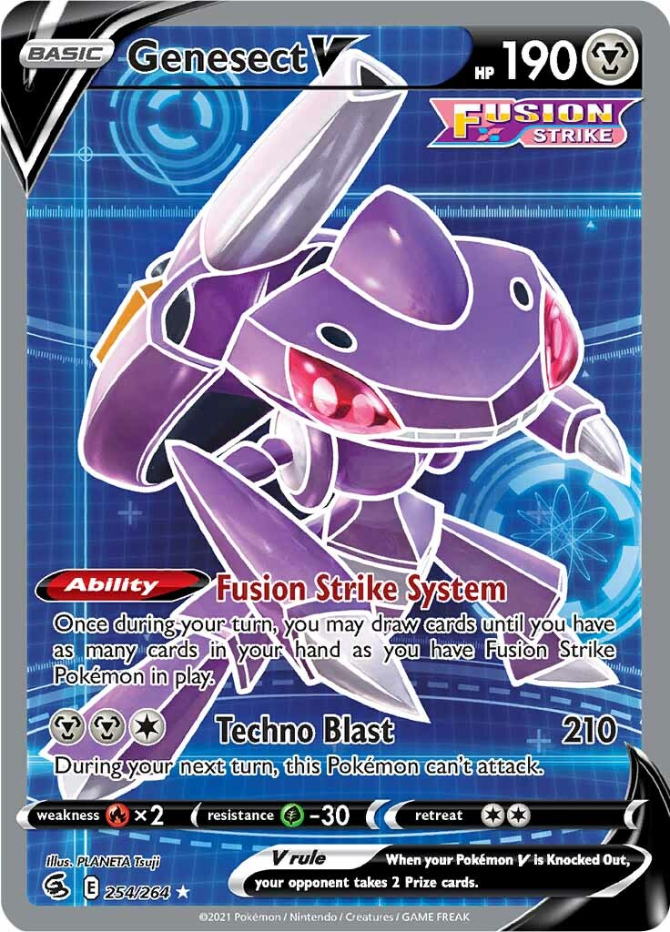Genesect V - 254/264 - Full Art Ultra Rare