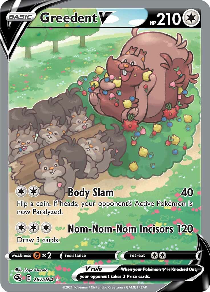 Greedent V - 257/264 - Alternate Art Ultra Rare
