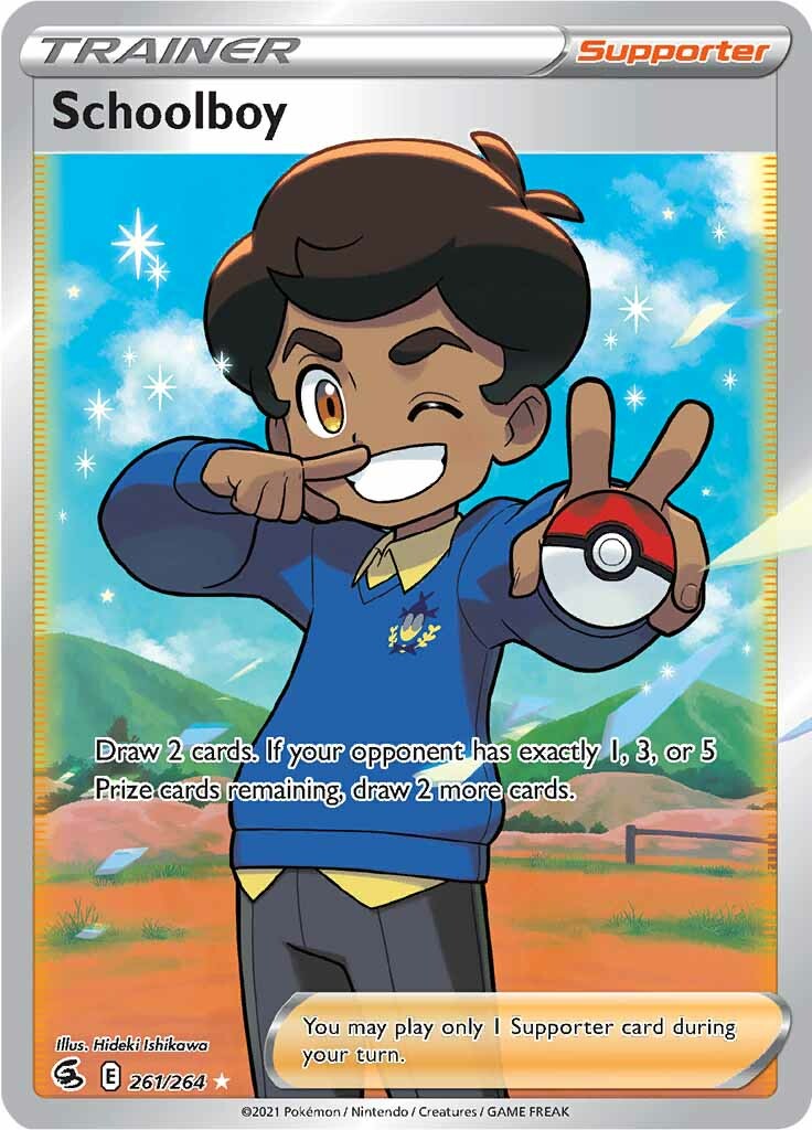 Schoolboy - 261/264 - Full Art Ultra Rare