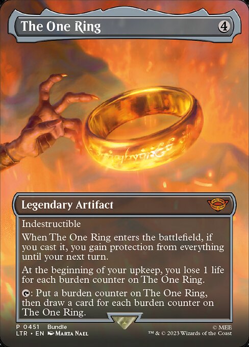 BORDERLESS The One Ring #451  - Mythic Lord of the Rings: Tales of Middle-Earth