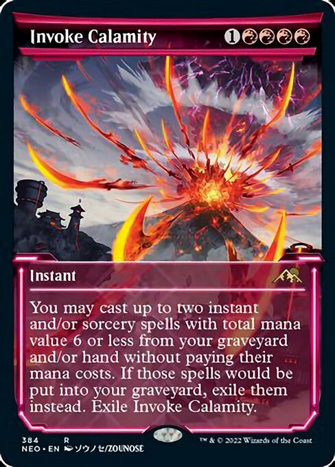 SHOWCASEInvoke Calamity 384 -  Kamigawa Neon Dynasty