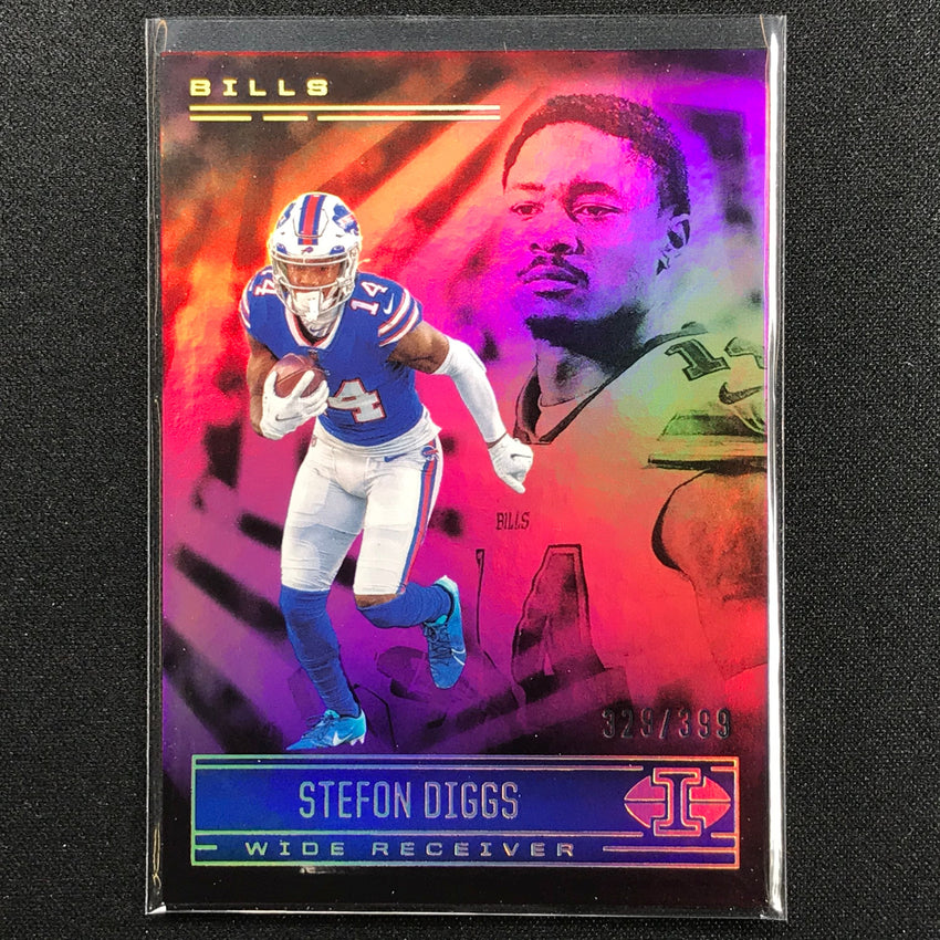 2021 Illusions Stefon Diggs Trophy Collection Pink /399