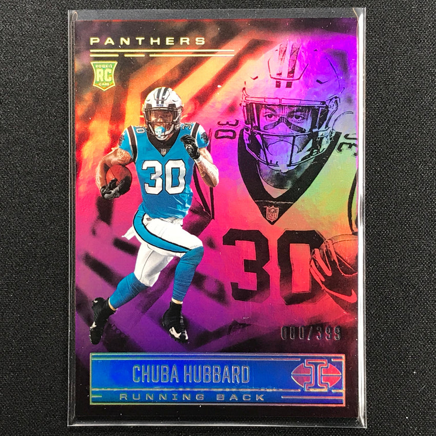 2021 Illusions Chuba Hubbard Rookie Trophy Collection Pink 80/399