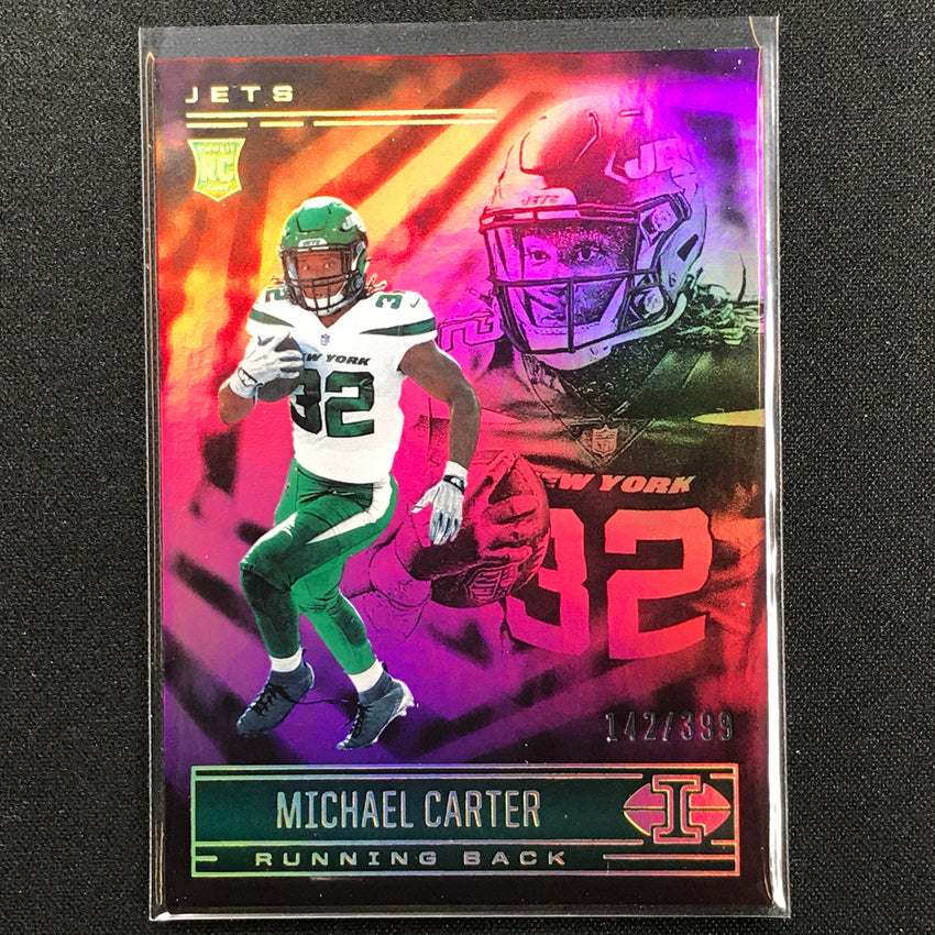 2021 Illusions MICHAEL CARTER Rookie Trophy Collection Pink 142/399