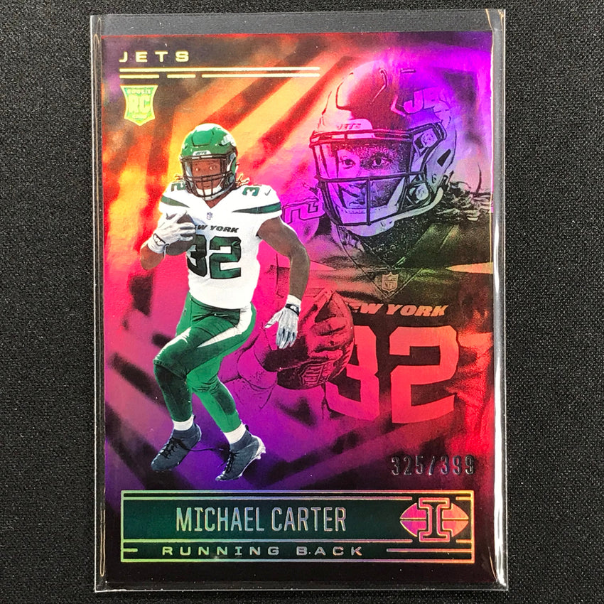 2021 Illusions MICHAEL CARTER Rookie Trophy Collection Pink 325/399