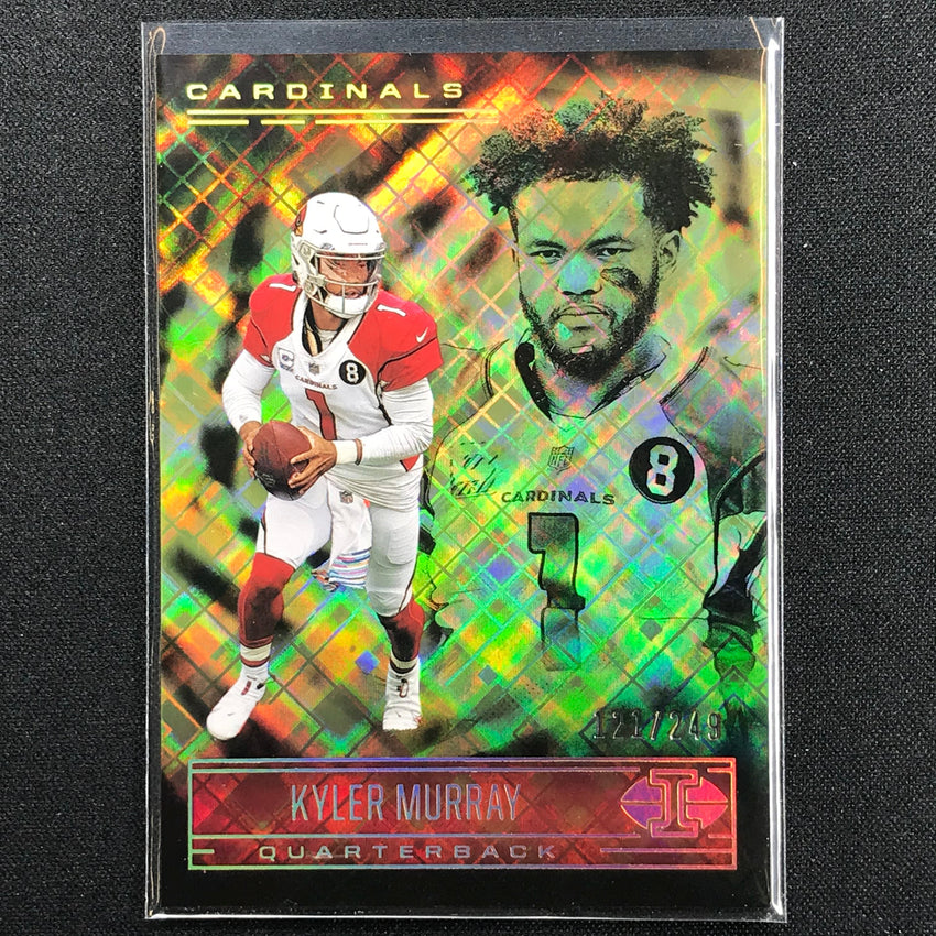 2021 Illusions KYLER MURRAY Trophy Collection Yellow Diamond 121/249