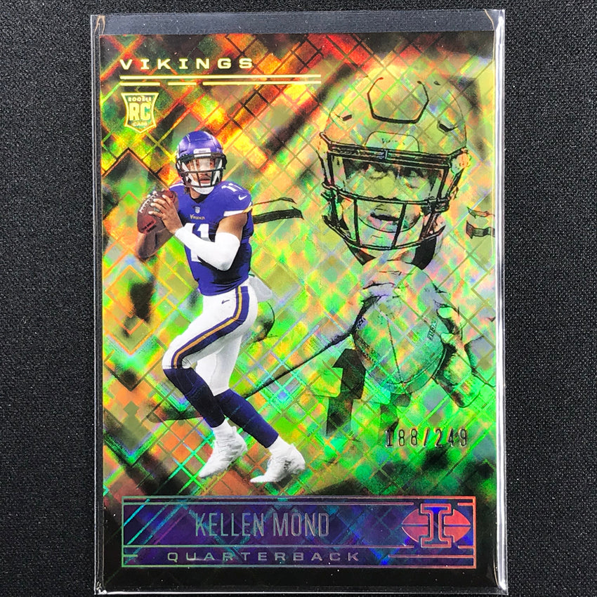 2021 Illusions KELLEN MOND Rookie Trophy Collection Yellow Diamond 188/249