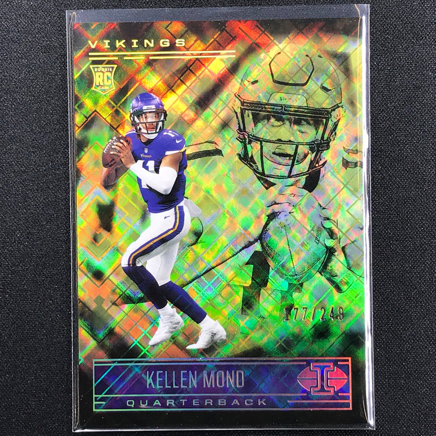 2021 Illusions KELLEN MOND Rookie Trophy Collection Yellow Diamond 177/249