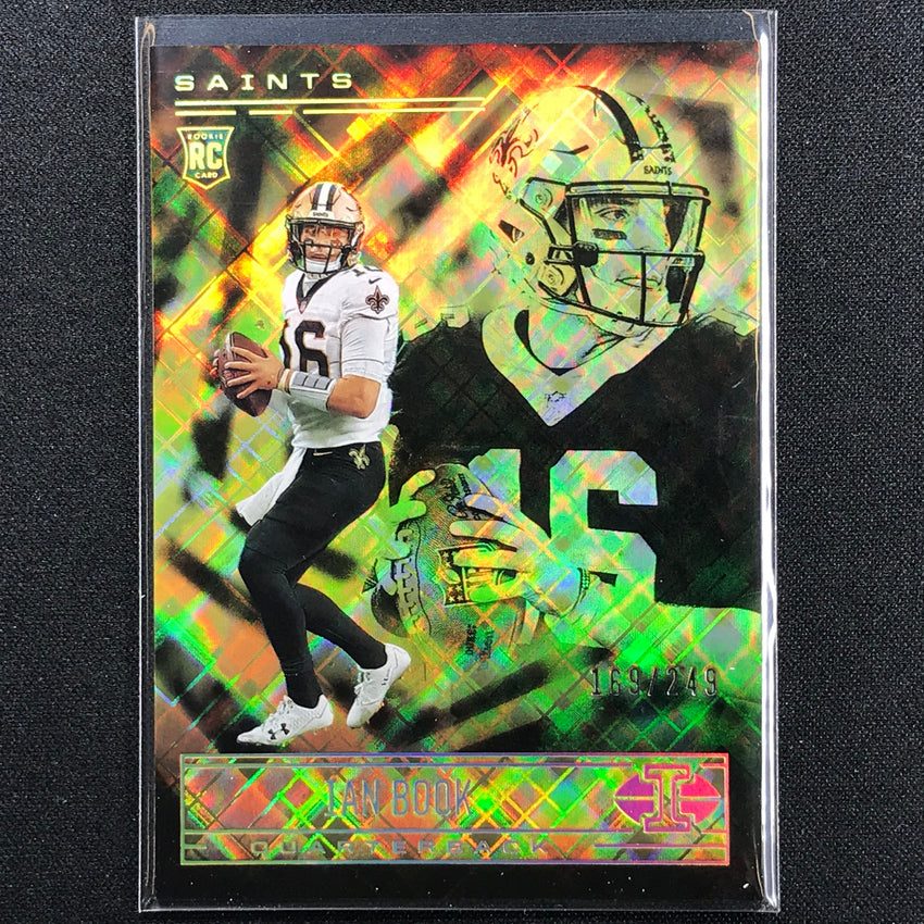 2021 Illusions Ian Book Rookie Trophy Collection Yellow Diamond 169/249