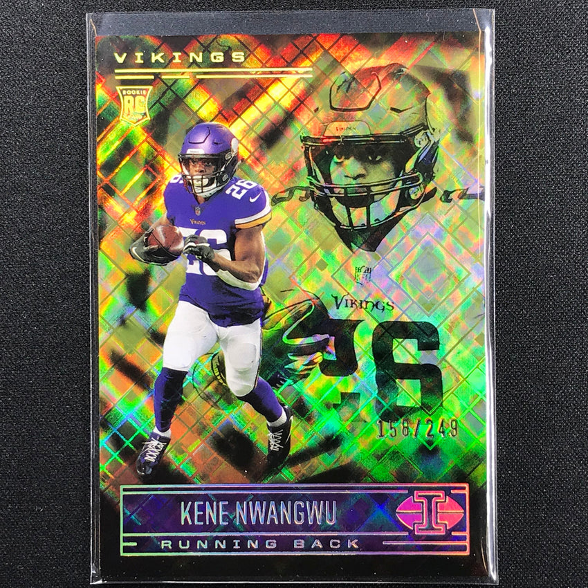 2021 Illusions KENE NWANGWU Rookie Trophy Collection Yellow Diamond 158/249