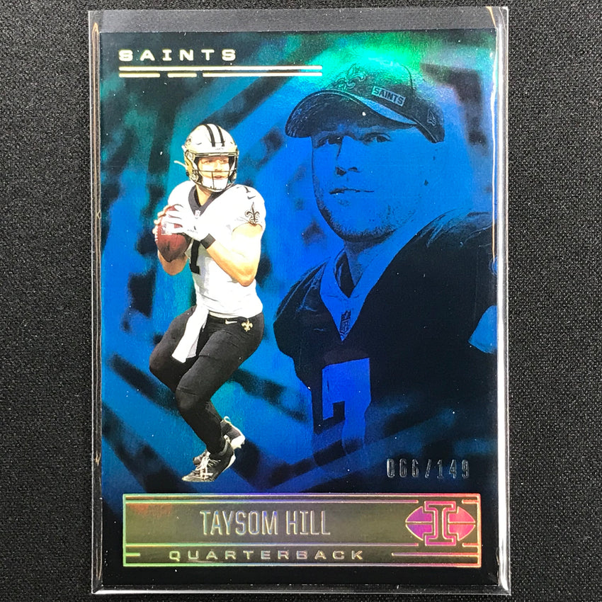 2021 Illusions Taysom Hill Trophy Collection Light Blue /149
