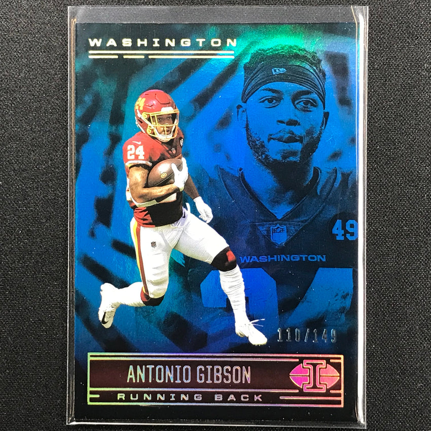2021 Illusions Antonio Gibson Trophy Collection Light Blue /149