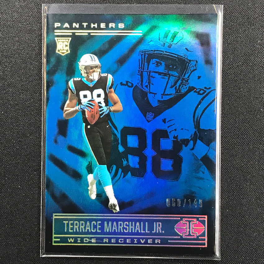 2021 Illusions Terrace Marshall Jr. Rookie Trophy Collection Light Blue 60/149